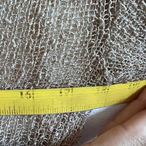 Brown Textured Tie Front Top Y2K 2000s Boho Fairy Grunge Medium - Picture 4 of 4